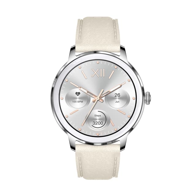 Smartwatch med puls-, blodtryks- og iltmåler Rose guld