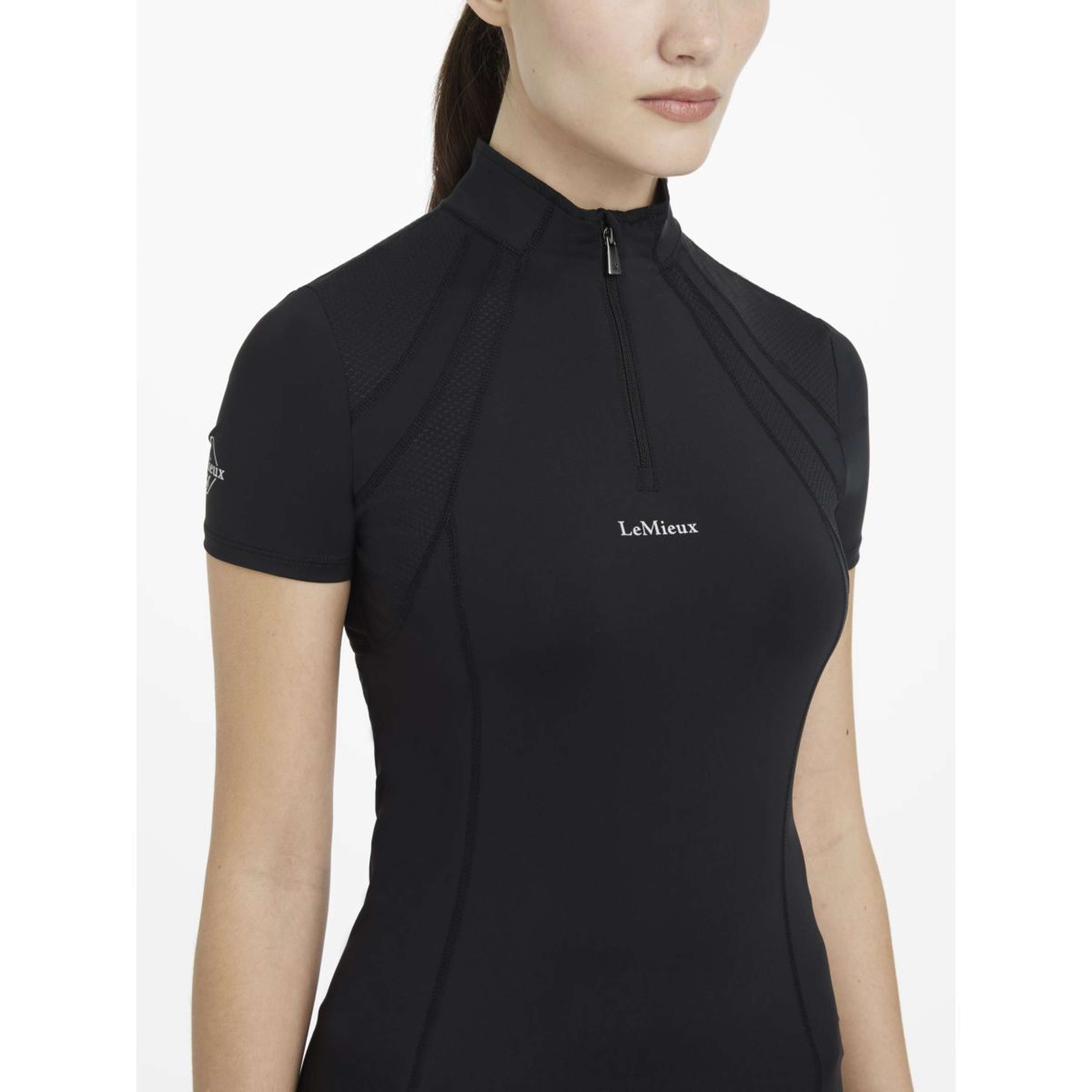 LeMieux Baselayer Mia Mesh Korte Mouwen Zwart