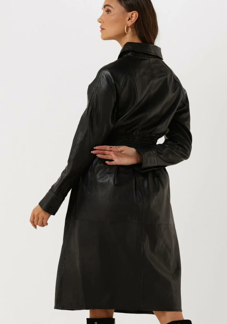 EST\\'SEVEN zwarte est'seven midi jurk est&rsquo;elise