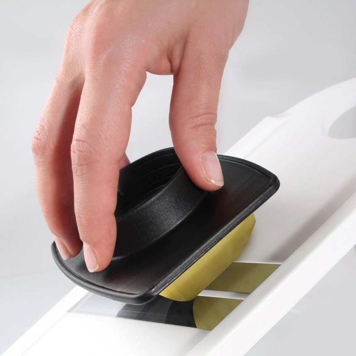 Mandoline de cuisine manuelle double lame avec protège main Fackelmann