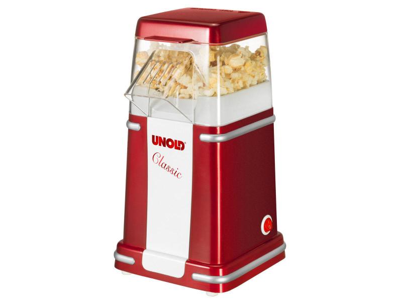 Unold Popcorn Maschine Classic Rot/Weiss Popcorn-Maschine
