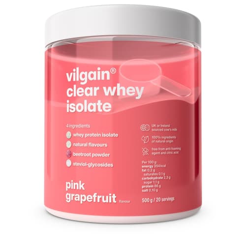 Vilgain Clear Whey Isolate Pink grapefruit