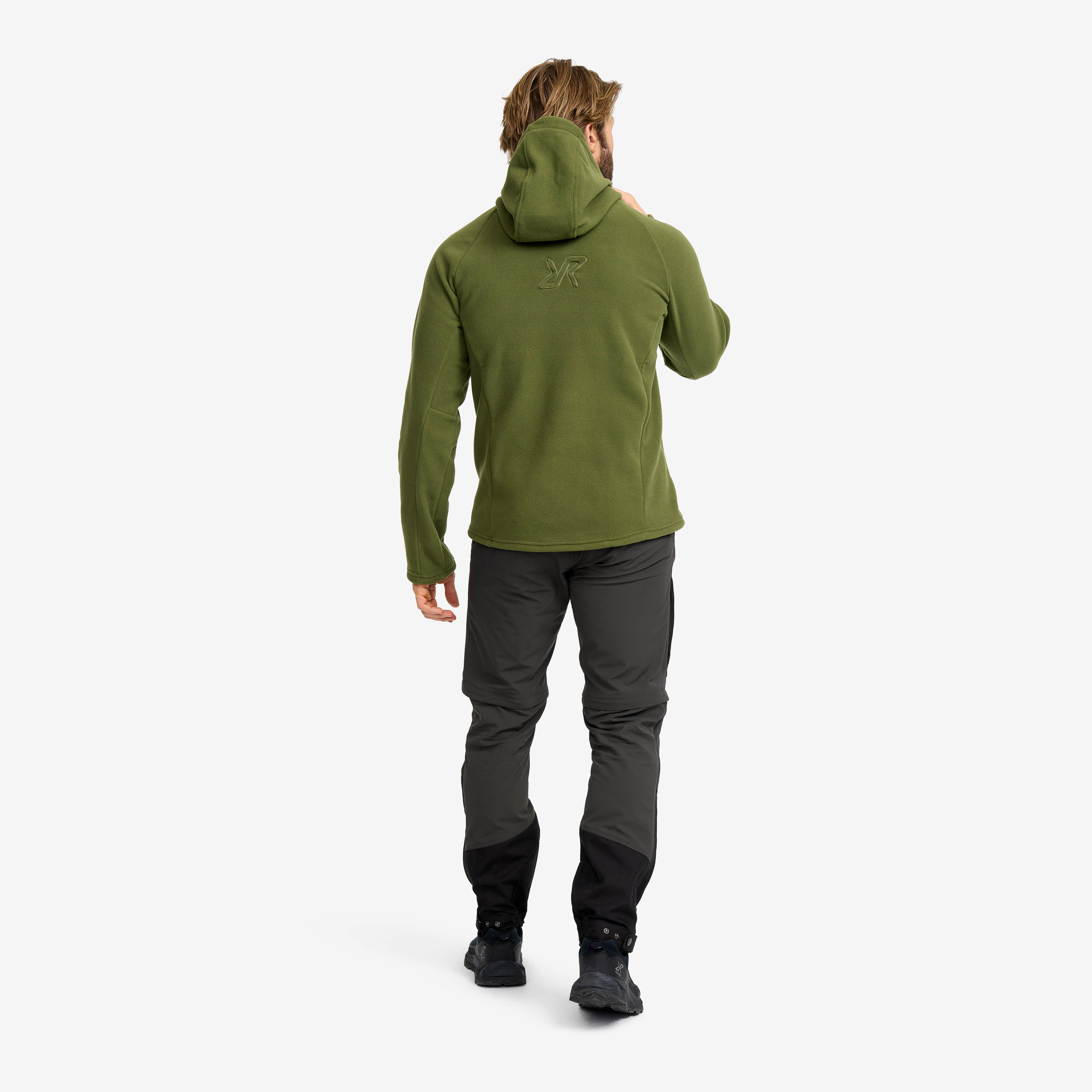 Polar Fleece Hoodie Herre Cypress