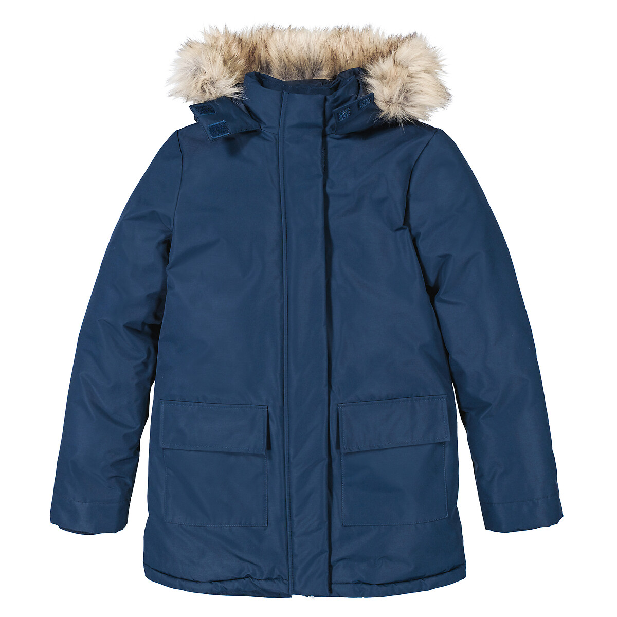 COLEÇÕES LA REDOUTE<br>Parka técnica com acabamento em pele sintética no capuz