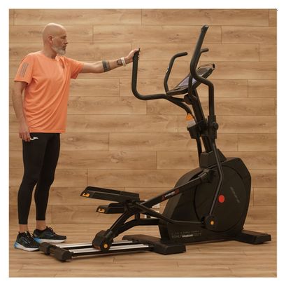 Vélo Elliptique BH Vanquish Multimedia - Kinomap et Zwift - inertie 35kg - foulée 51cm - moniteur multimedia