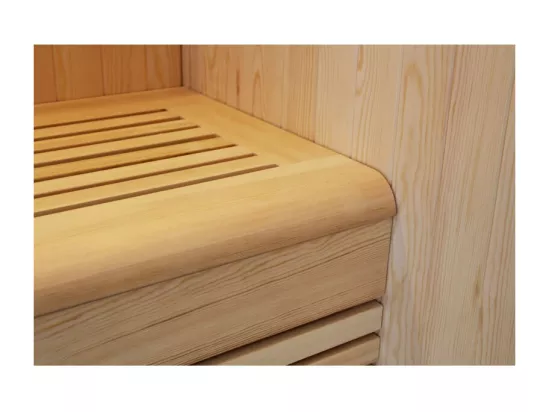 Sauna d'angle Boreal® Evasion Baltik 3/4 places - 160x160x210 cm