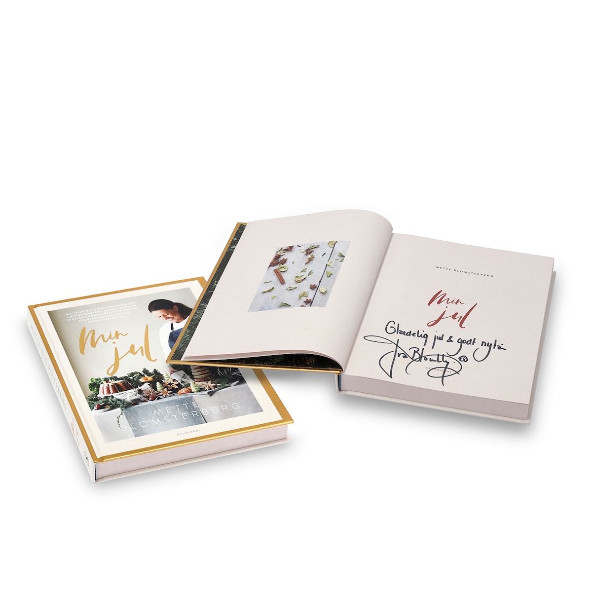 Blomsterbergs Min jul - signed book