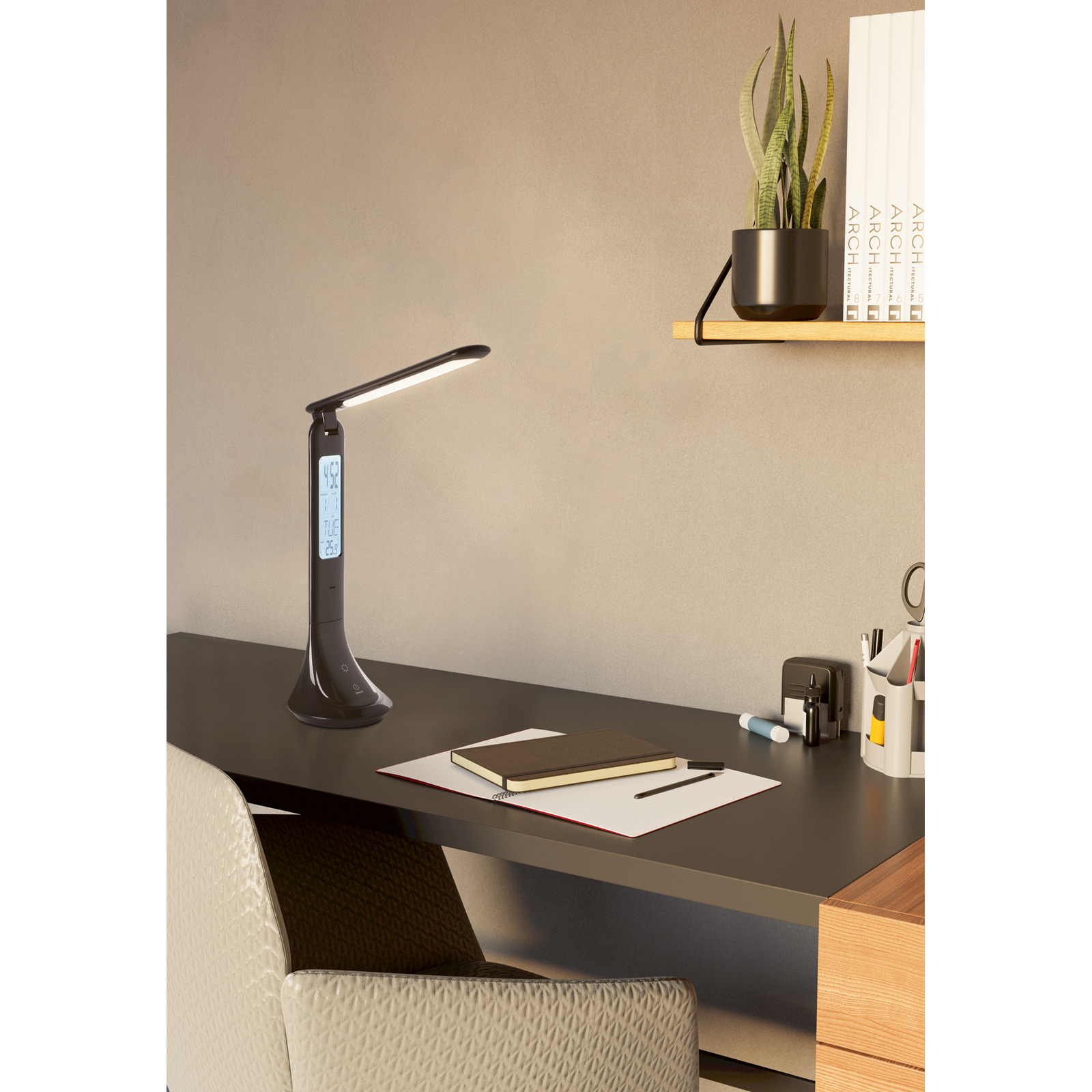 LED-Tischleuchte Luca inkl. Akku schwarz