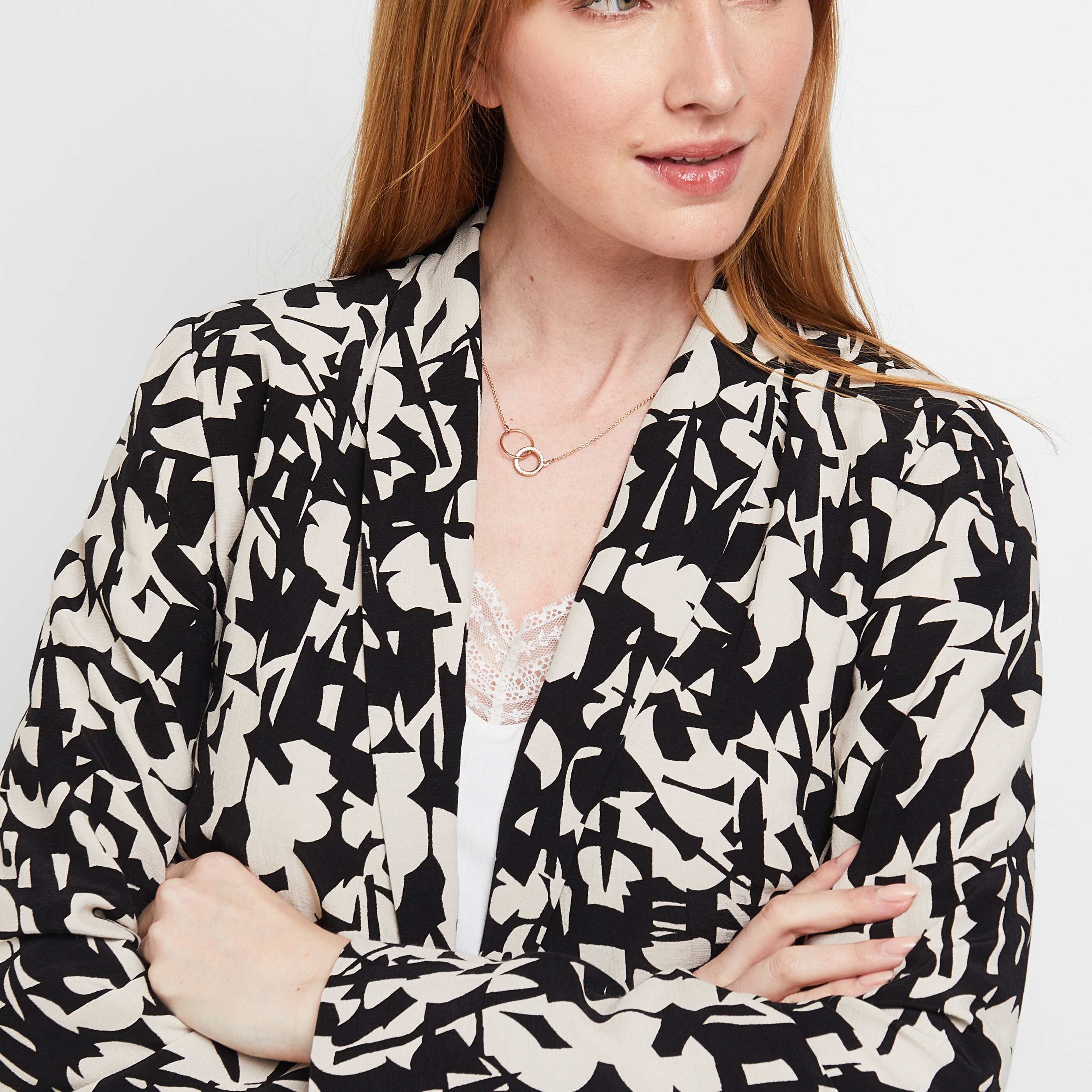 Blaser imprimé femme - NOIR