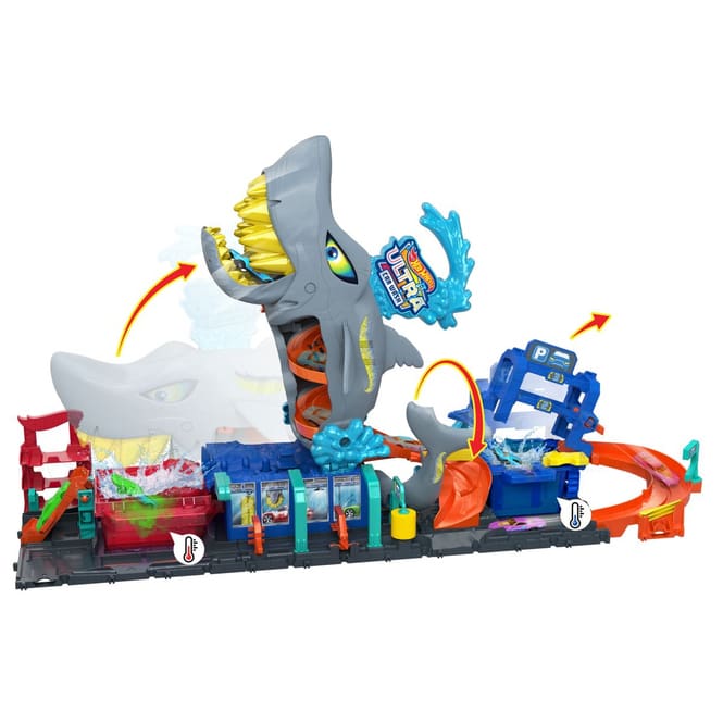 Hot Wheels - Ultimative Hai-Autowaschanlage