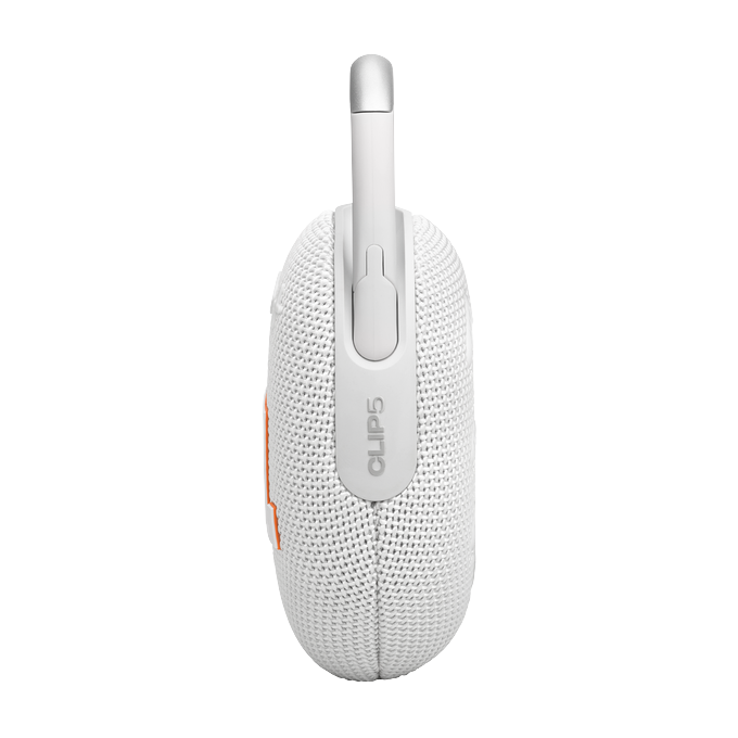 JBL - Clip5 Portable Bluetooth Speaker - White
