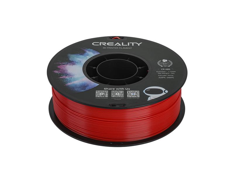 Creality Filament ABS, Rot, 1.75 mm, 1 kg ABS 3D Drucker Filament