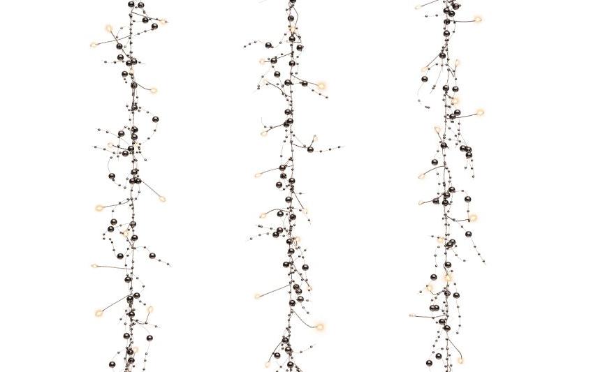 LED-Lichtervorhang Angel, 900 LEDs, 2.2 x 2 m, Schwarz<br>Lichtervorhang