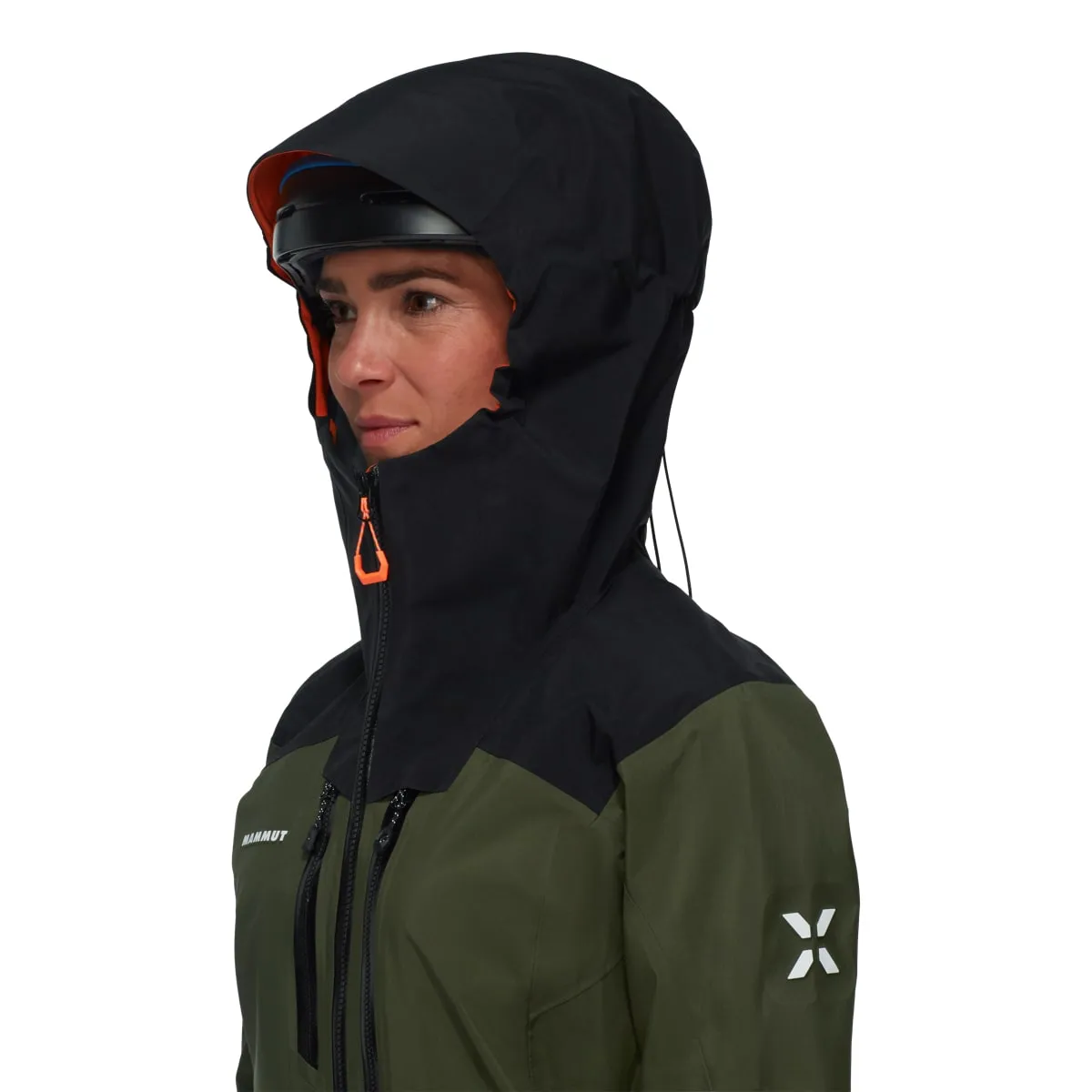 Mammut Eiger Free Pro Hs Hooded Jacket Women Dark Marsh-Black