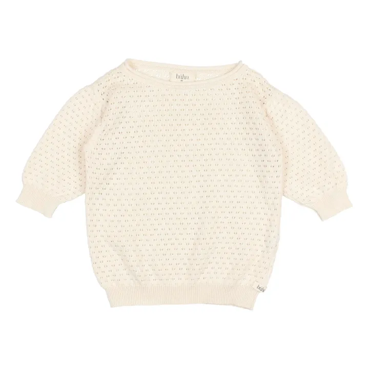 Búho Pull Boho Ajouré | Ecru