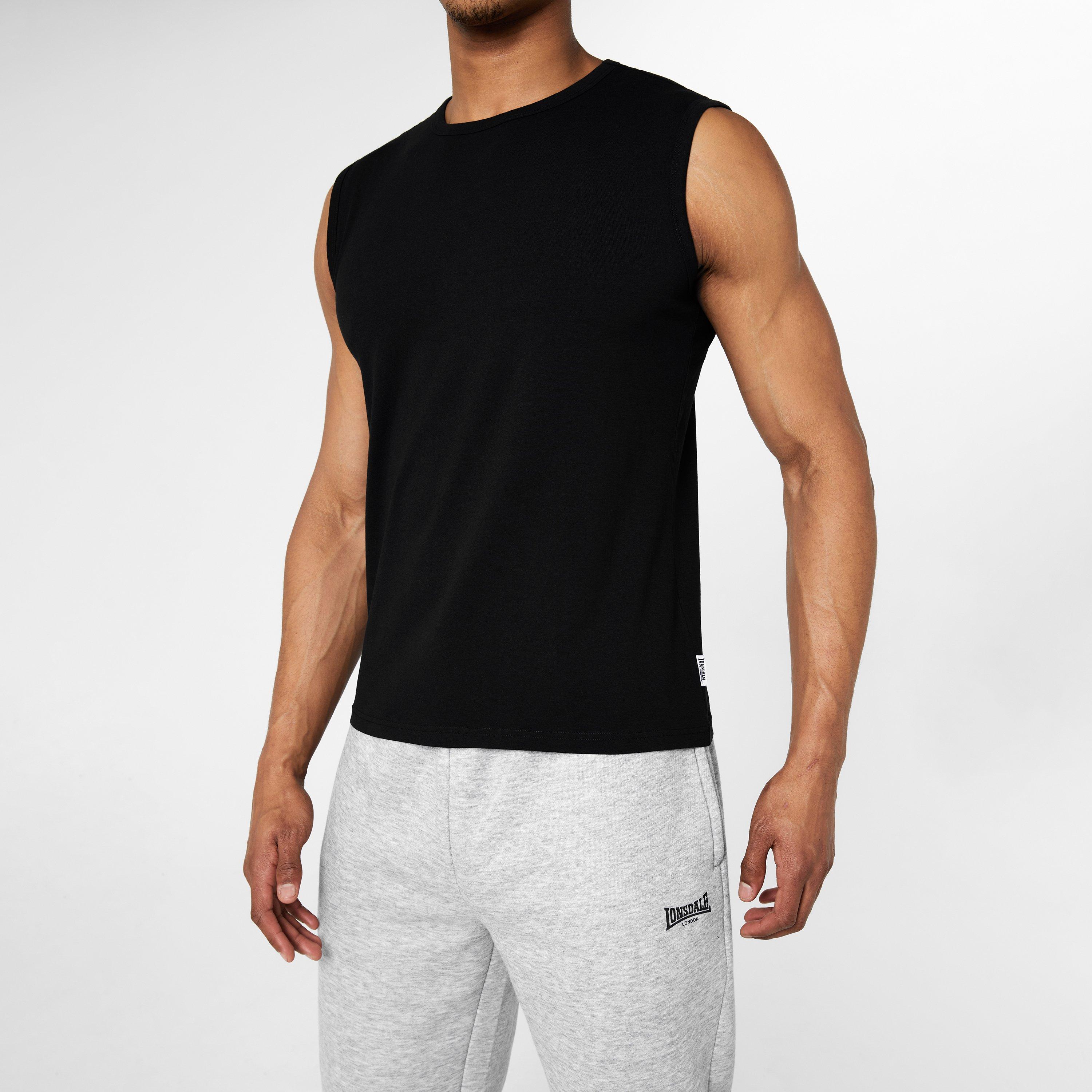 Lonsdale Sleeveless T-Shirt Mens