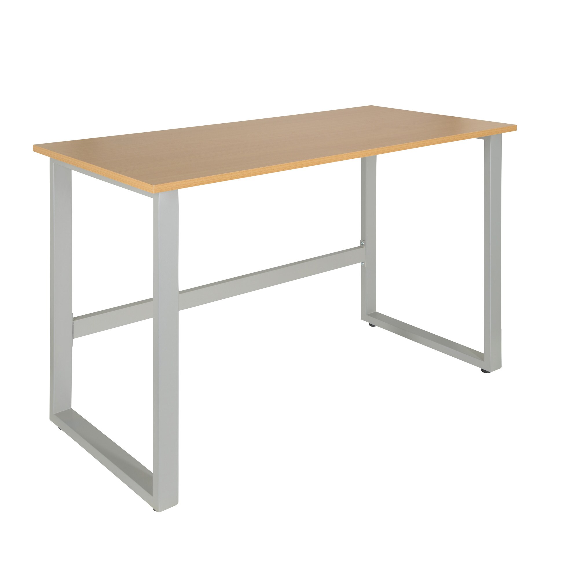 Schreibtisch WORKSPACE LIGHT I Melaminharzbeschichtete Spanplatte, Gestell pulverbeschichteter Stahl hjh OFFICE