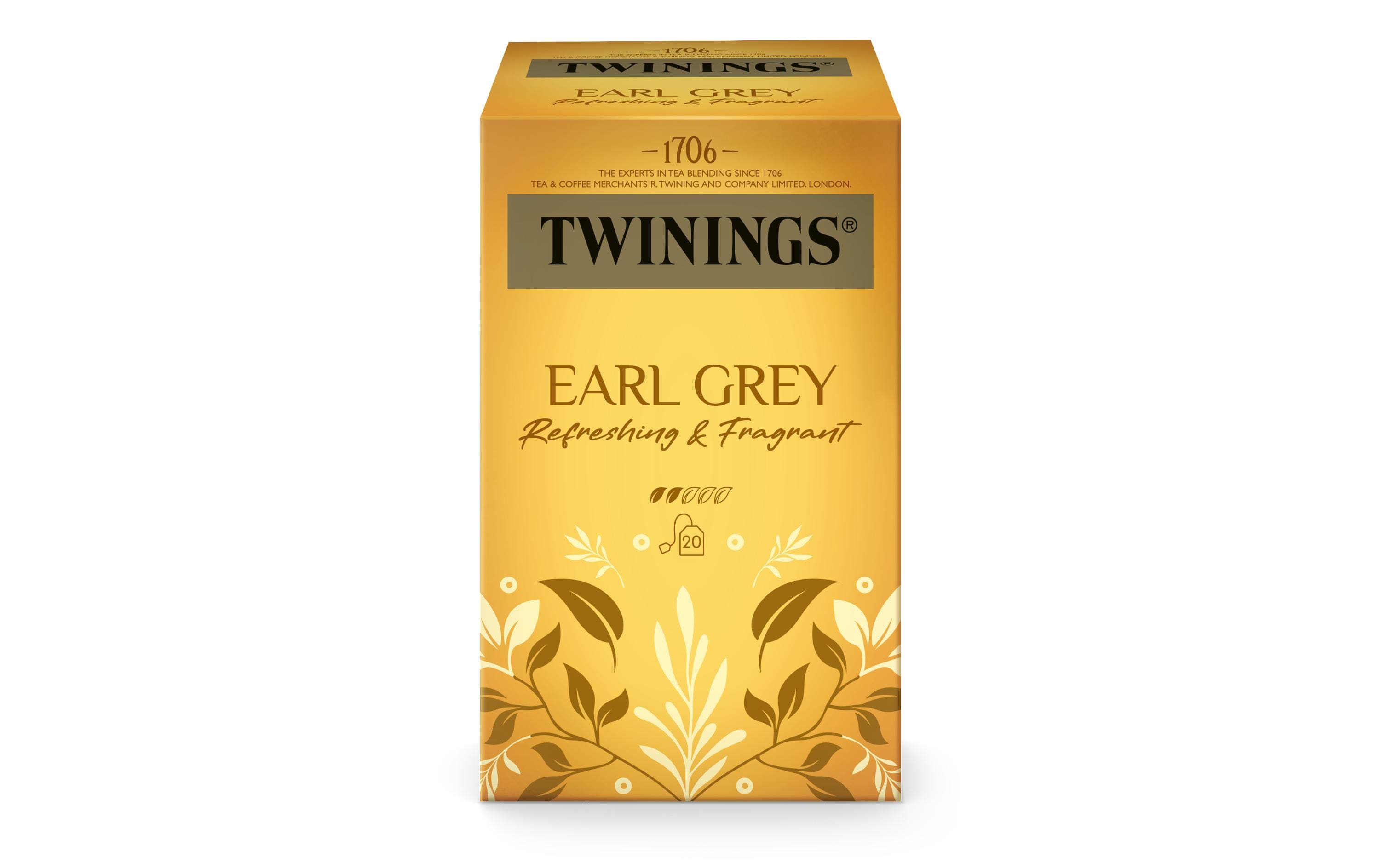 Teebeutel Earl Grey 20 StückSchwarztee mit dem Aroma der Bergamotte