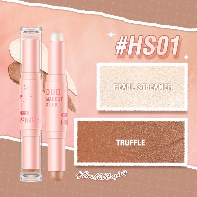 PINKFLASH - Duo Make-up Stick - 3 Kleuren HS