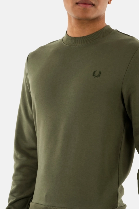 Sweat fred perry m7535 w49 laurel wreath green / nig