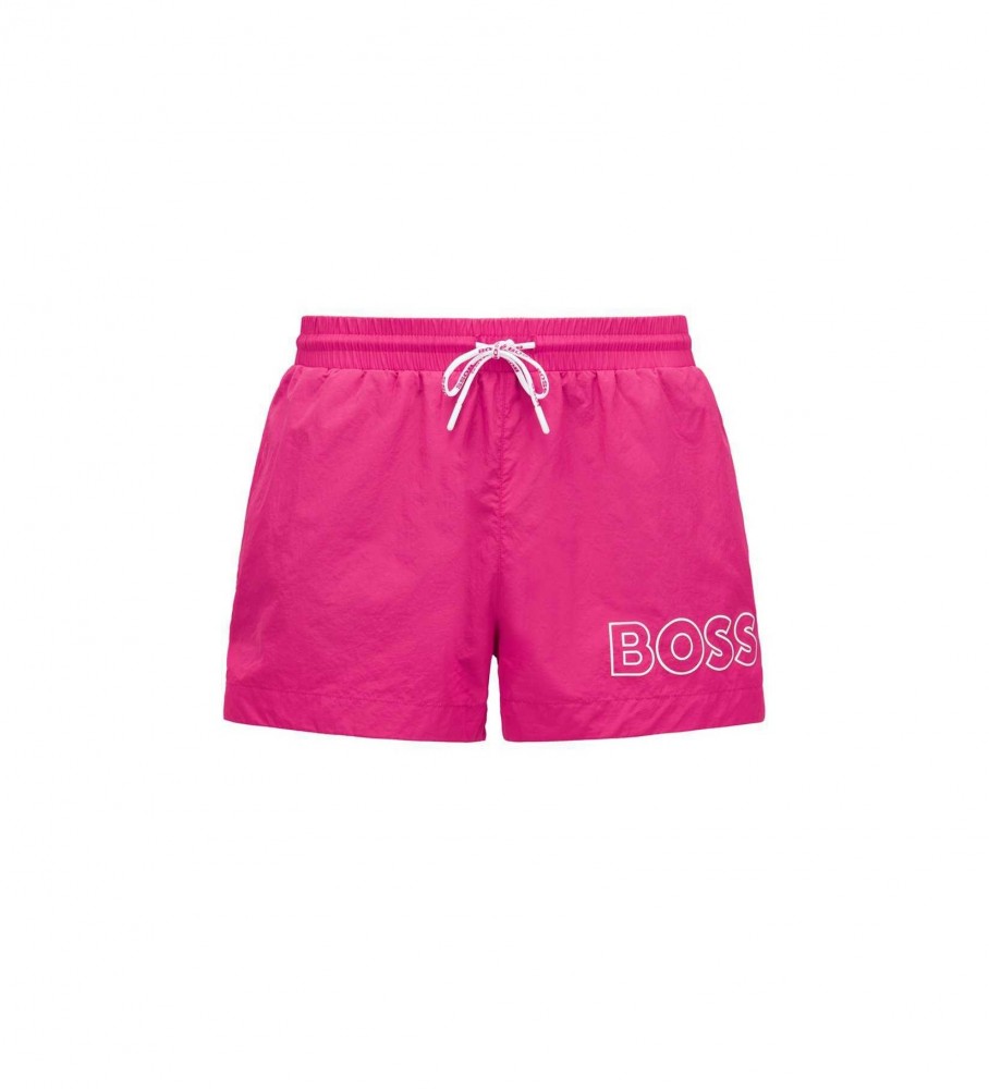 Calções de banho rosa BOSS
