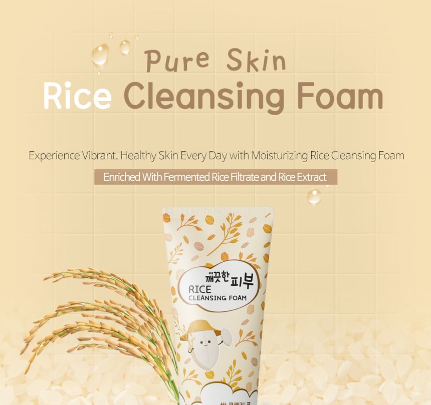 esfolio - Pure Skin Rice Cleansing Foam
