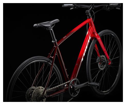 Vélo Fitness Trek FX 3 Disc Shimano Deore 10V 700 mm Rouge Viper