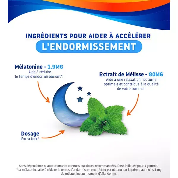 Valdispert Gomas para um Sono Rápido com Melatonina 1,9mg, 60 gomas