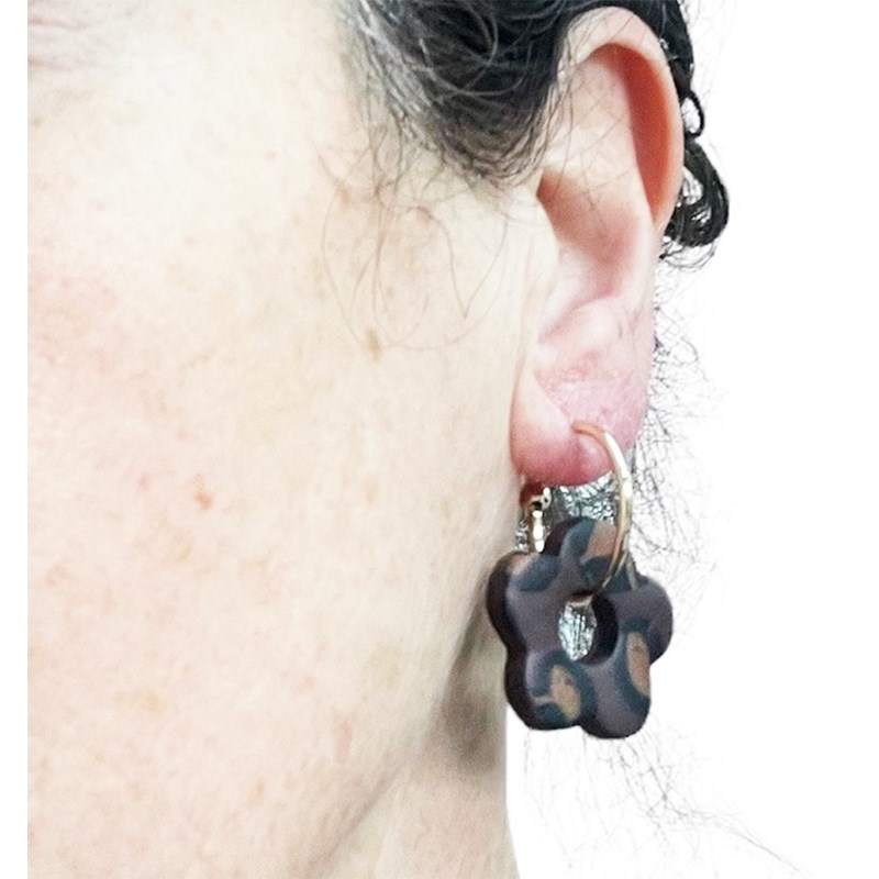 Boucles d'oreille créole artisanat