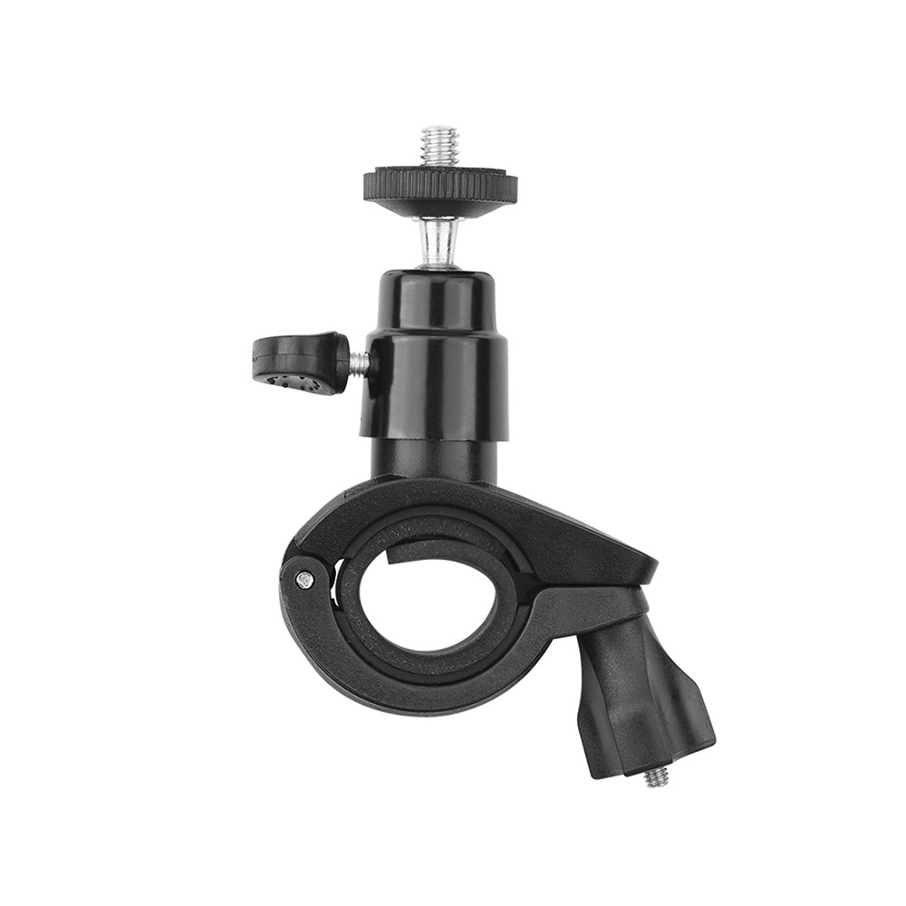 Alu Fahrrad Halterung Velo Lenkstangen Halter für DJI OM 4 / OSMO Mobile 3 / OSMO Mobile 2  - Schwarz