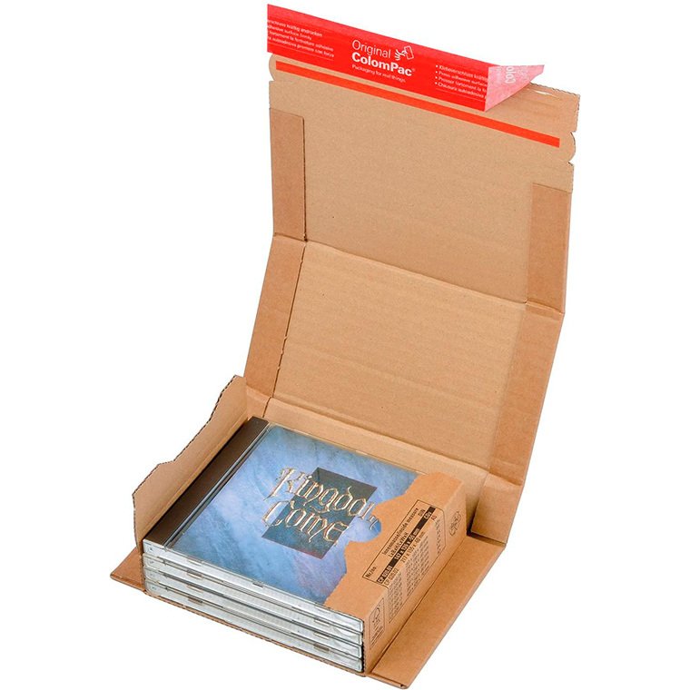 Étui expédition Colompac kraft universel, ouverture facile