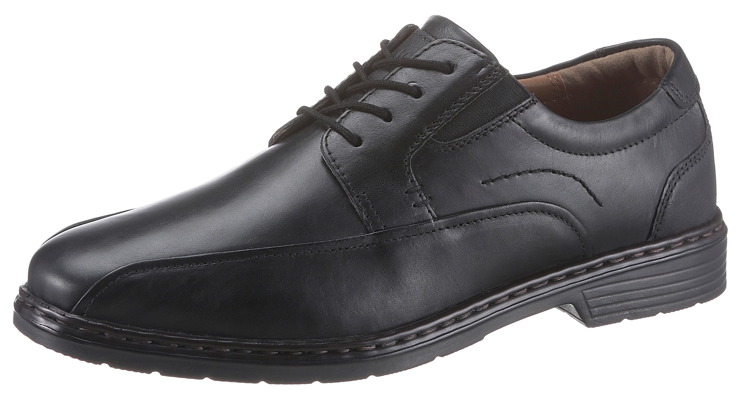 Josef Seibel Schnürschuh »Alastair«  mit feinen Ziernähten, Freizeitschuh, Halbschuh, Schnürschuh