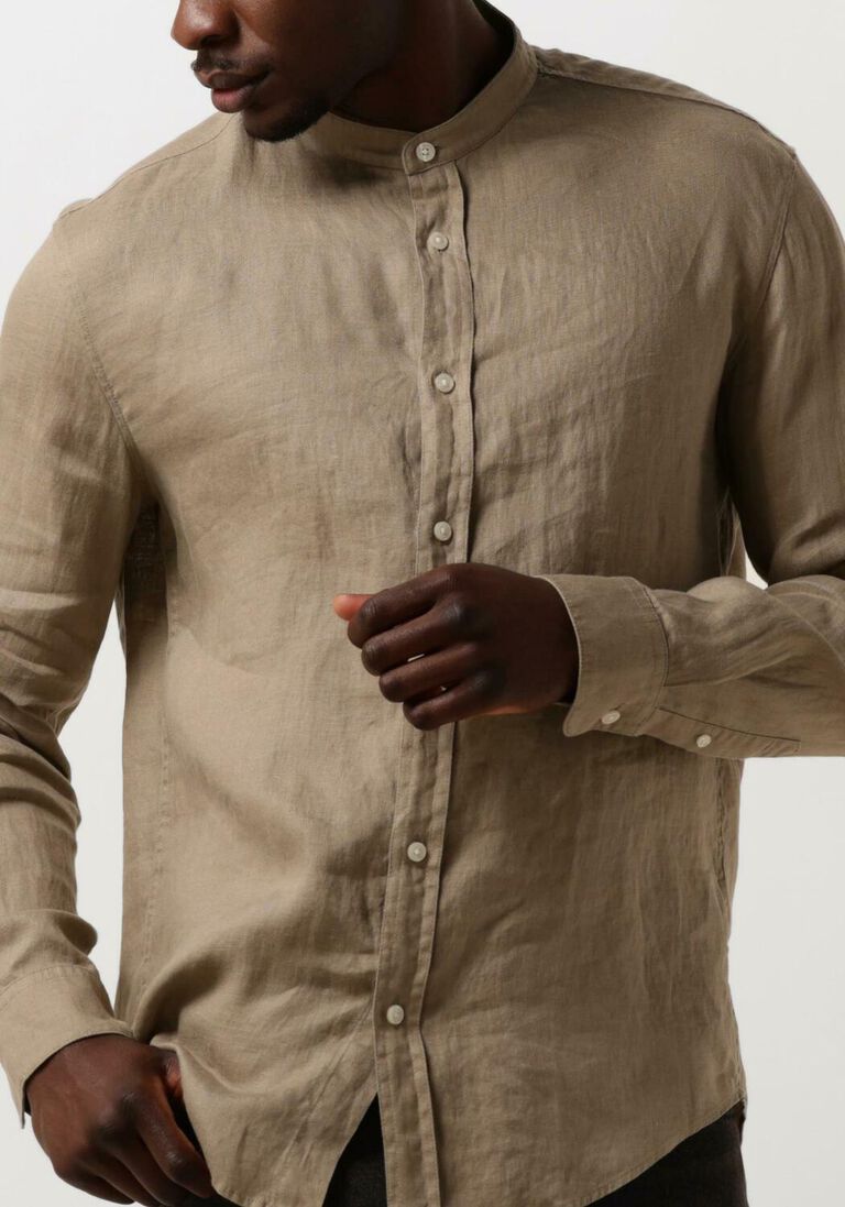 DRYKORN beige drykorn casual overhemd tarok