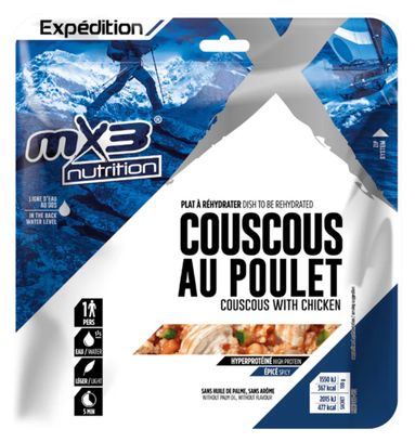 Repas Lyophilisé MX3 Couscous de Poulet - 130g
