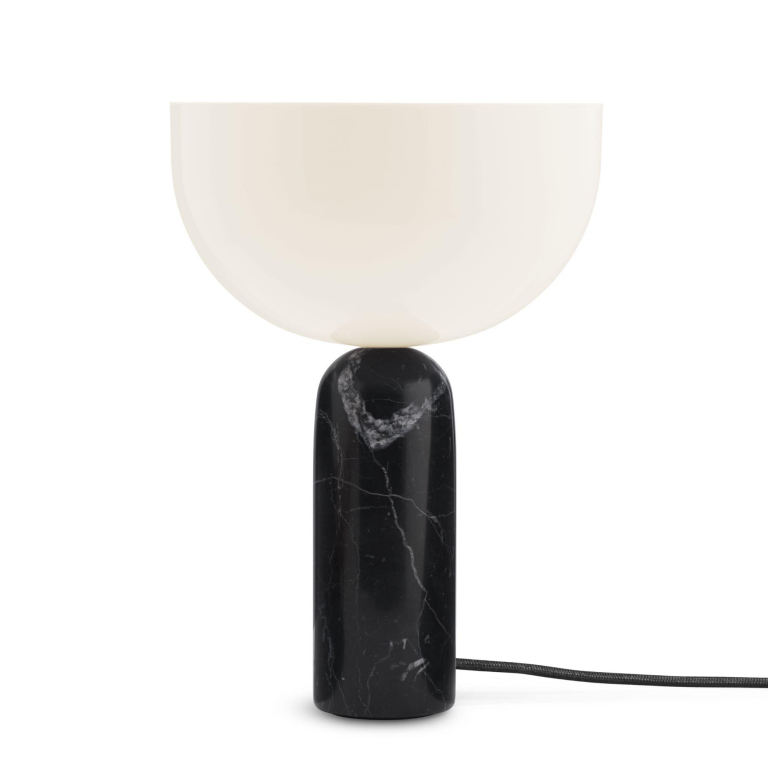 New Works Kizu tafellamp small Black Marble