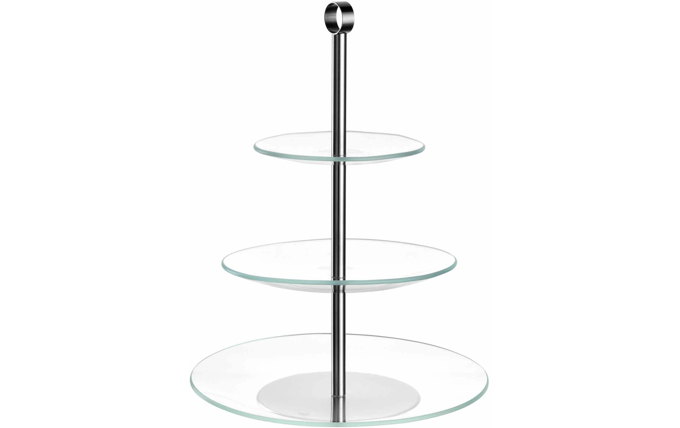 Etagere Cena 3-teilig, SilberTortenständer