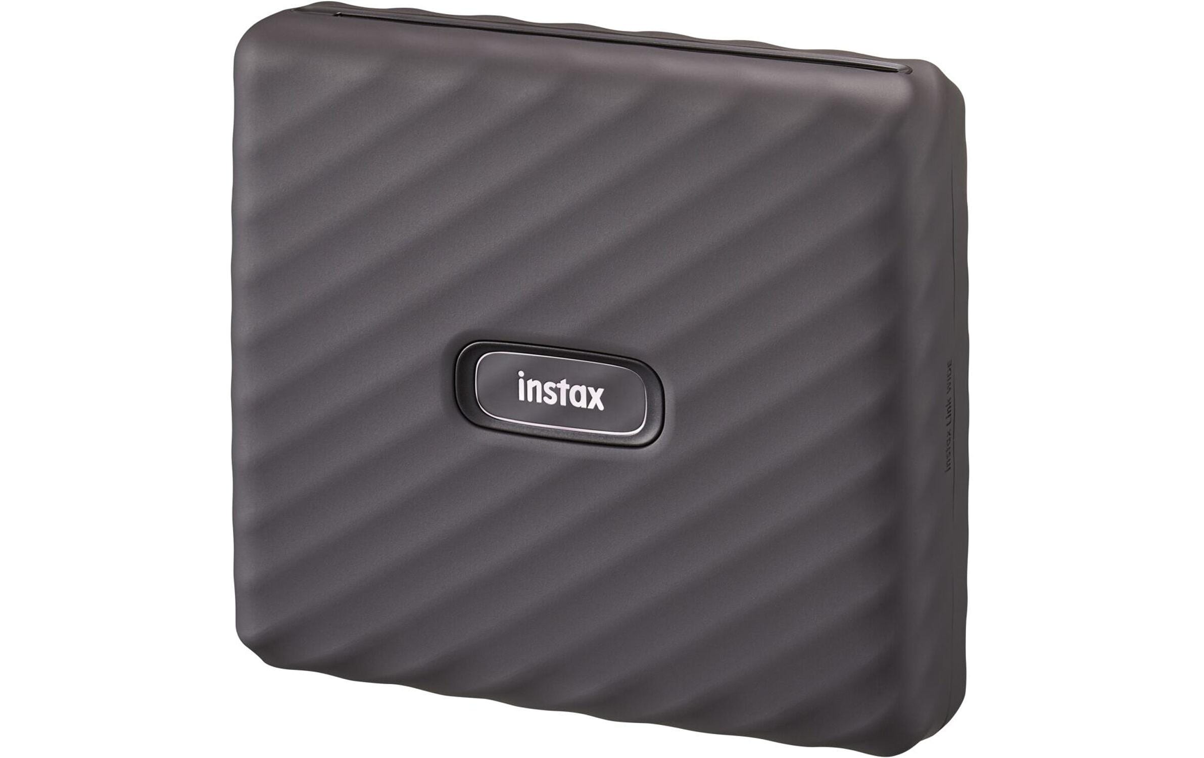 Mobiler Drucker Instax Link Wide Mocha Gray<br>Smartphone-Polaroid-Drucker mit Bluetooth-Verbindung