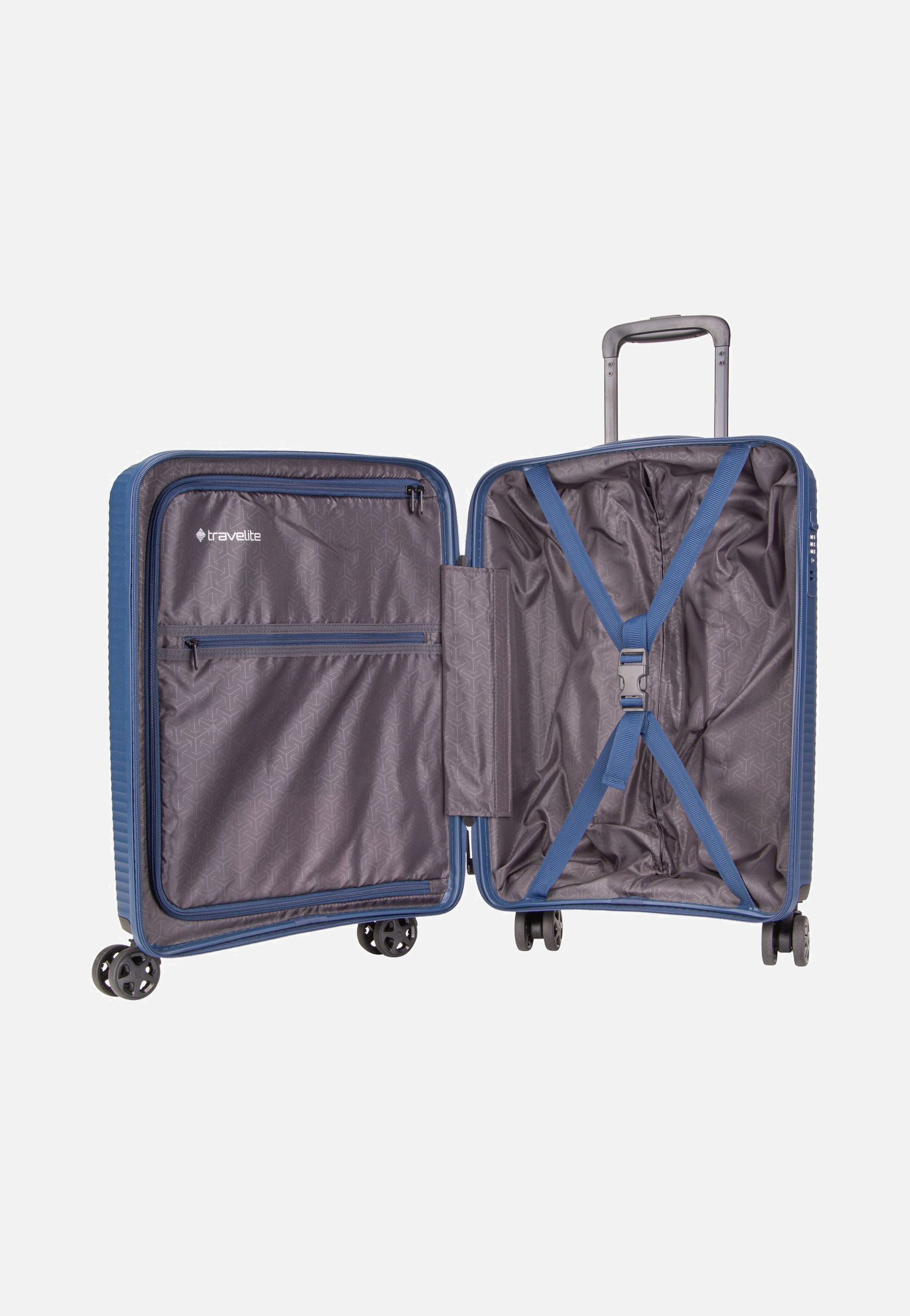 Air Stripe Trolley 4w S Navy - Koffer