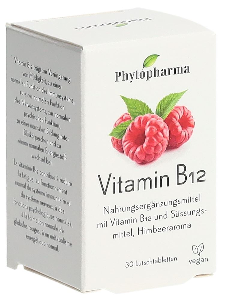 PHYTOPHARMA Vitamin B12 Lutschtabl Ds 30 Stk