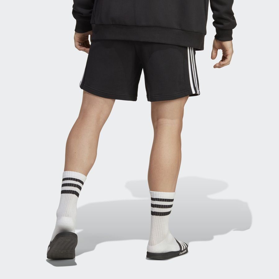 adidas Short Essentials French Terry 3-Stripes - Noir/Blanc