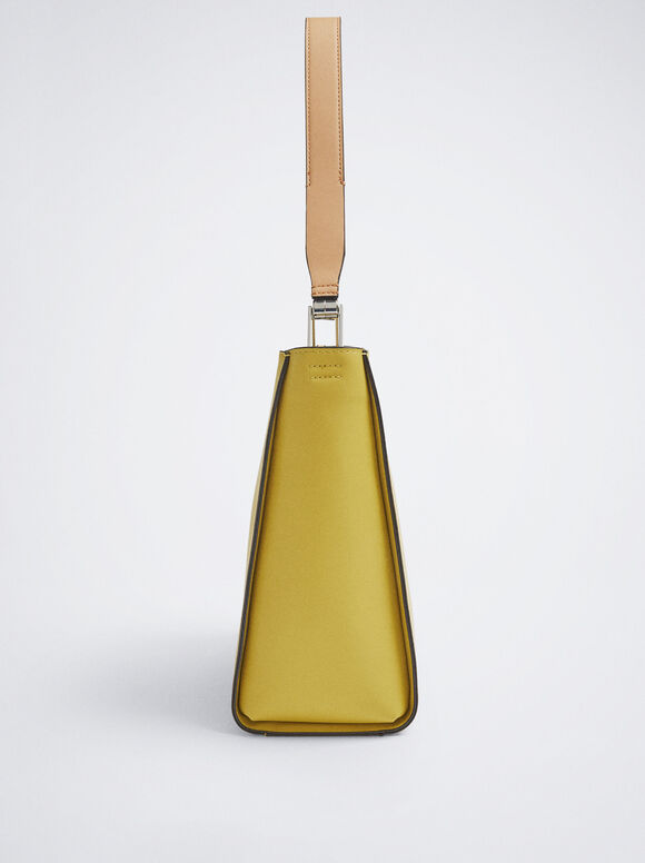 Bolsa de ombro para uso diário - Amarela