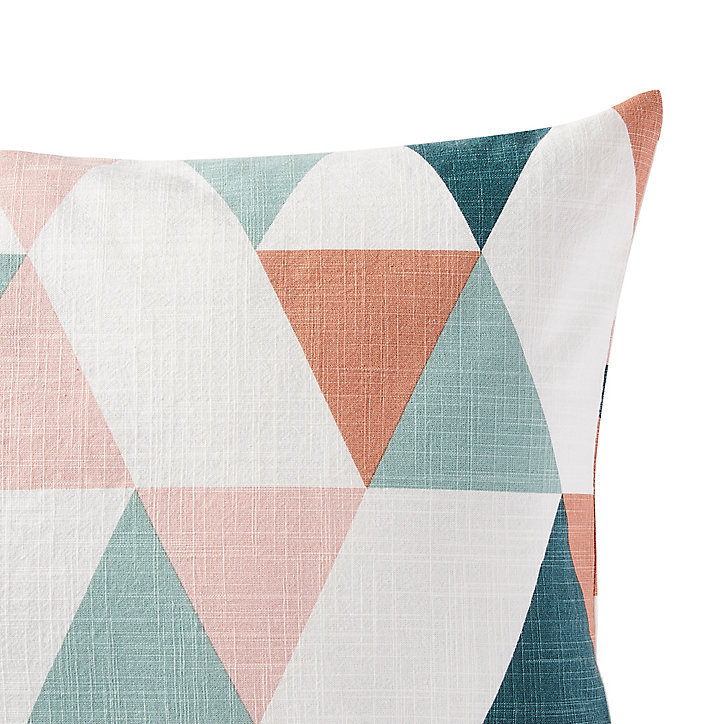 Coussin Rima L.60 x l.40 cm terracotta GoodHome