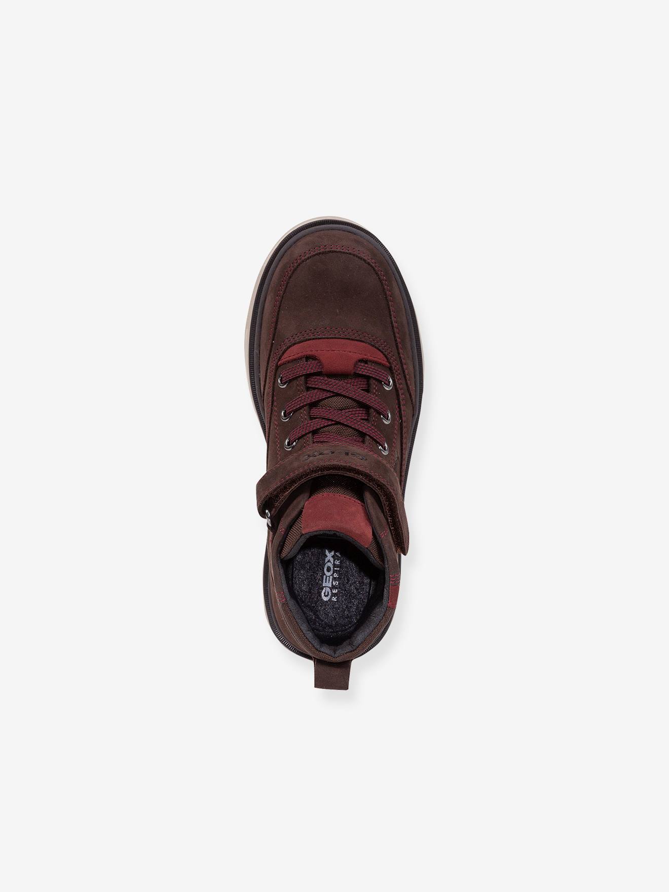Tênis J Riddock Boy WPF GEOX®, marrom médio, liso com estampas
