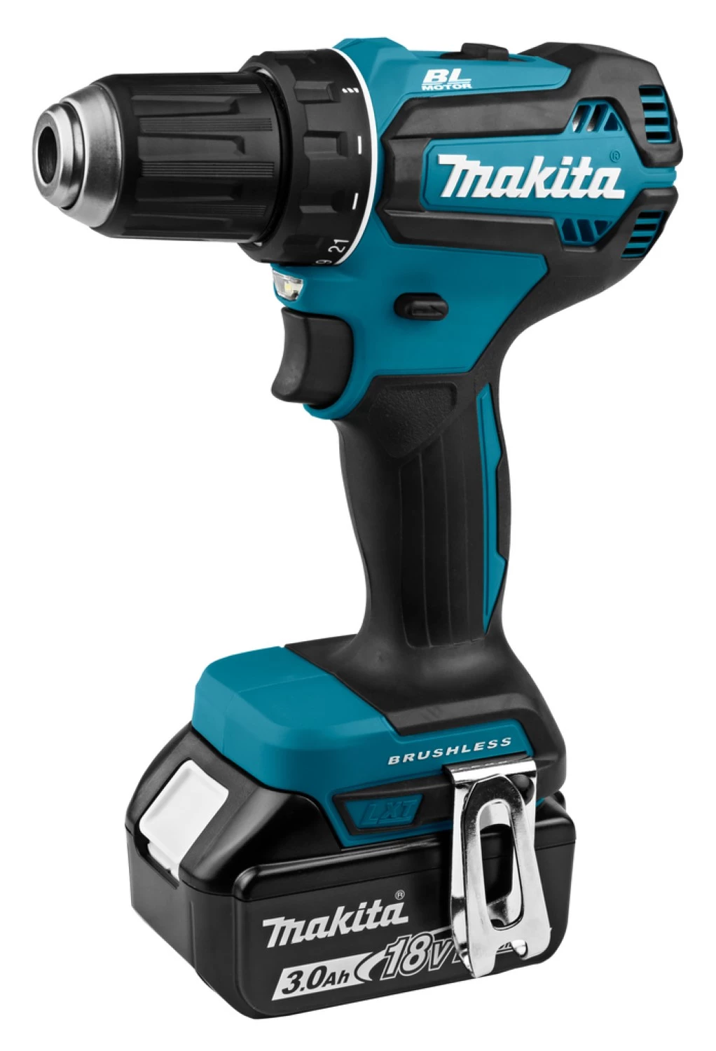 Makita DDF485RFJ 18V Li-Ion accu boor-/schroefmachine set (2x 3.0Ah) in Mbox - koolborstelloos