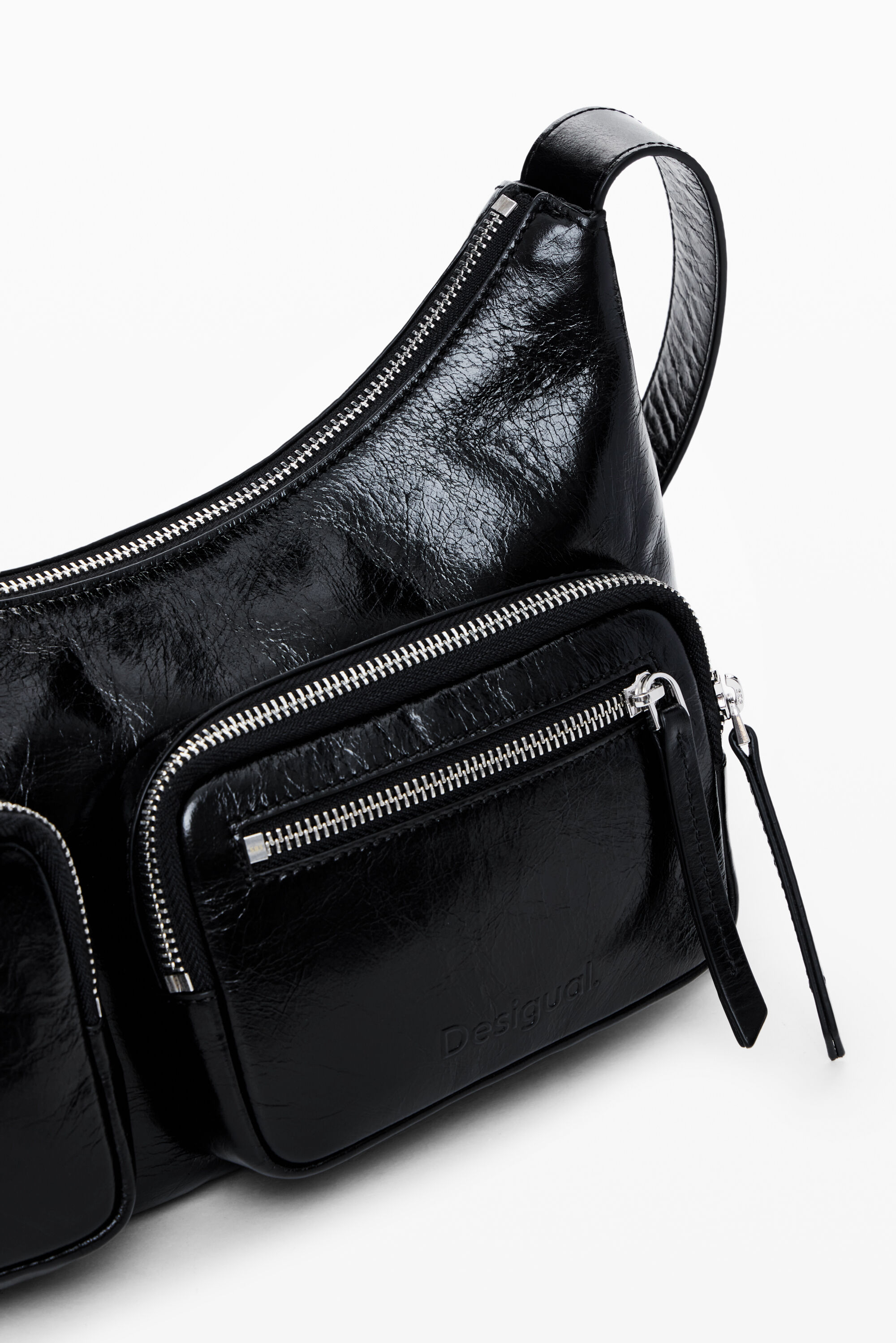 Bolso piel bolsillos
