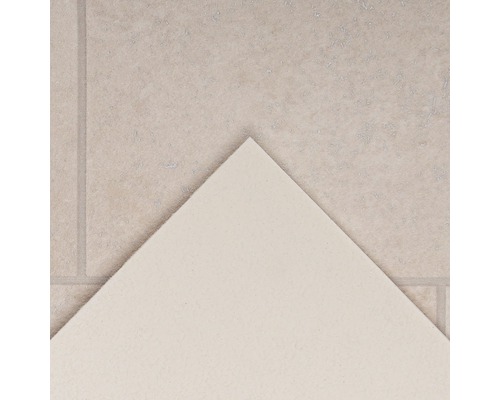 Charlotte PVC vloer, tegellook, beige, 200 cm breed (per meter verkocht)