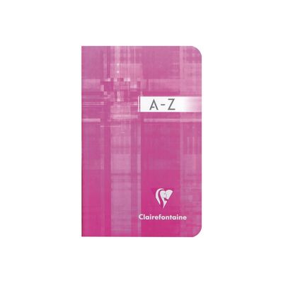 Clairefontaine - Répertoire 9 x 14 cm - 96 pages - petits carreaux (5x5 mm) - disponible dans différentes couleurs