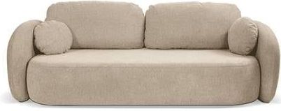 NADUVI - OLAN - 3-zitsbank - Beige - Chenille - Met Slaapfunctie