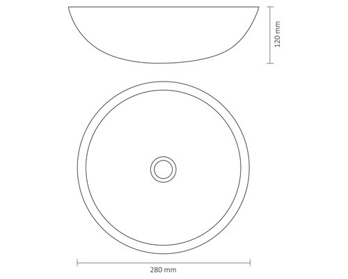 Verschil wastafelset HURA L, wastafel 28 cm beton en planchet 40 cm in eiken 38.006.18