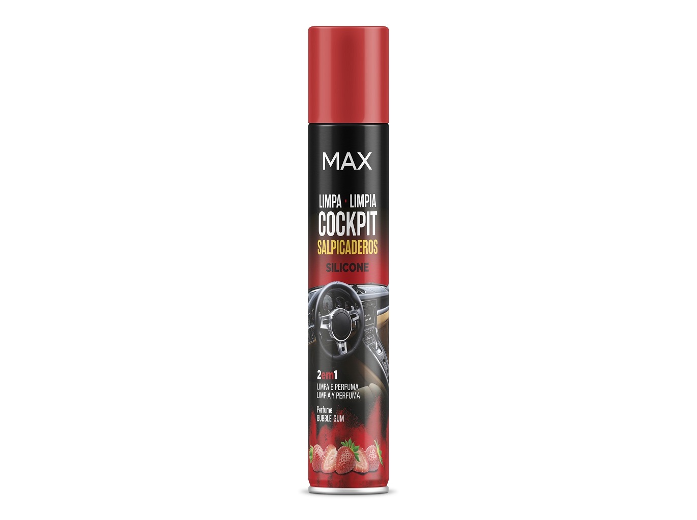 COCKPIT MAX BUBBLE GUM FRESA 600ML